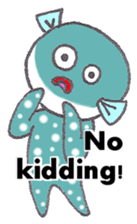 Lucky fish Fuguchan sticker #6201826