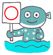 Lucky fish Fuguchan sticker #6201837