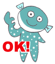 Lucky fish Fuguchan sticker #6201839