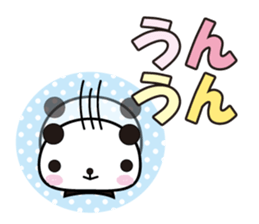Large character panda sticker #6202301