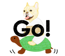 THE Funny French bulldogs (English) sticker #6202561