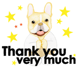 THE Funny French bulldogs (English) sticker #6202564