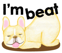 THE Funny French bulldogs (English) sticker #6202567