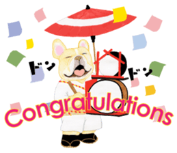 THE Funny French bulldogs (English) sticker #6202568