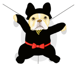 THE Funny French bulldogs (English) sticker #6202575