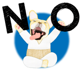 THE Funny French bulldogs (English) sticker #6202577