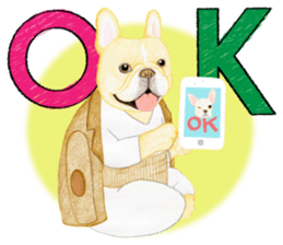 THE Funny French bulldogs (English) sticker #6202578