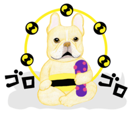 THE Funny French bulldogs (English) sticker #6202580