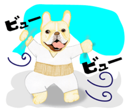 THE Funny French bulldogs (English) sticker #6202581