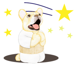 THE Funny French bulldogs (English) sticker #6202582