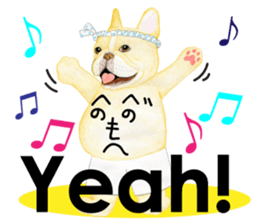 THE Funny French bulldogs (English) sticker #6202585