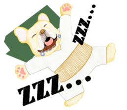 THE Funny French bulldogs (English) sticker #6202586