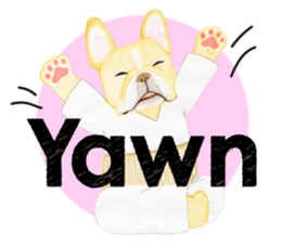 THE Funny French bulldogs (English) sticker #6202587