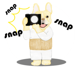 THE Funny French bulldogs (English) sticker #6202590