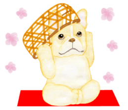 THE Funny French bulldogs (English) sticker #6202591