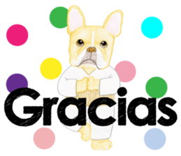 THE Funny French bulldogs (English) sticker #6202596