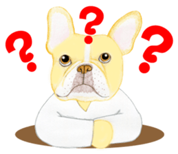 THE Funny French bulldogs (English) sticker #6202597
