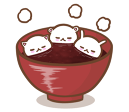 Animals such as rice cake sticker #6202814