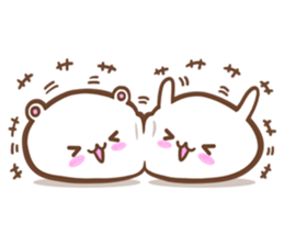 Animals such as rice cake sticker #6202822