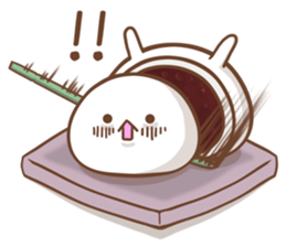 Animals such as rice cake sticker #6202843