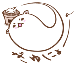 Animals such as rice cake sticker #6202844