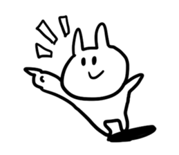 lazy rabbitttttt !!! -ver02- sticker #6203411