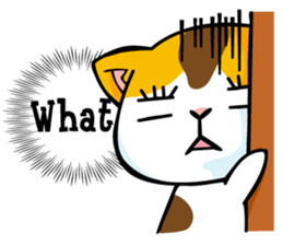 mamecat1 english sticker #6203529