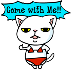 mamecat1 english sticker #6203549