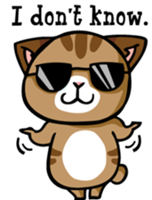 mamecat1 english sticker #6203551