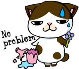 mamecat1 english sticker #6203552