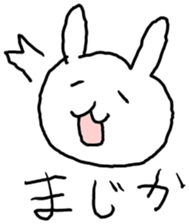 cute rabit. sticker #6203588