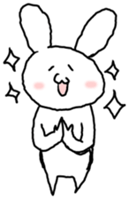 cute rabit. sticker #6203604