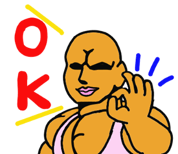 muscle dad  2 sticker #6203808