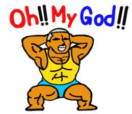 muscle dad 2 sticker #6203814