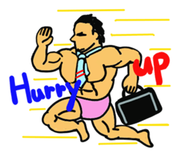 muscle dad  2 sticker #6203815