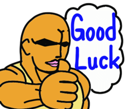 muscle dad  2 sticker #6203816