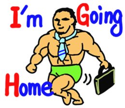 muscle dad  2 sticker #6203817