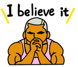 muscle dad  2 sticker #6203818