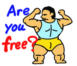 muscle dad  2 sticker #6203819