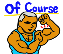 muscle dad  2 sticker #6203822