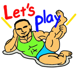 muscle dad 2 sticker #6203823