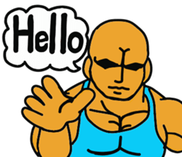 muscle dad  2 sticker #6203824