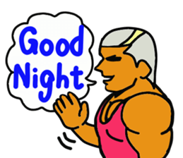 muscle dad  2 sticker #6203827