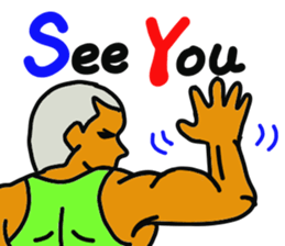 muscle dad  2 sticker #6203830