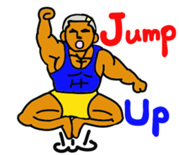 muscle dad  2 sticker #6203831