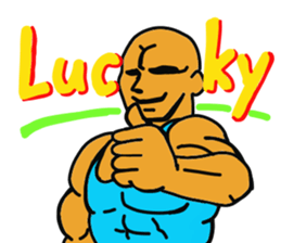 muscle dad  2 sticker #6203832