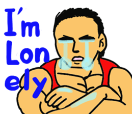 muscle dad  2 sticker #6203833