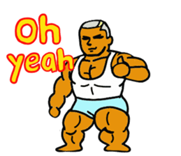 muscle dad 2 sticker #6203834