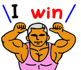 muscle dad 2 sticker #6203835