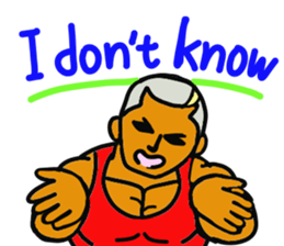 muscle dad  2 sticker #6203838